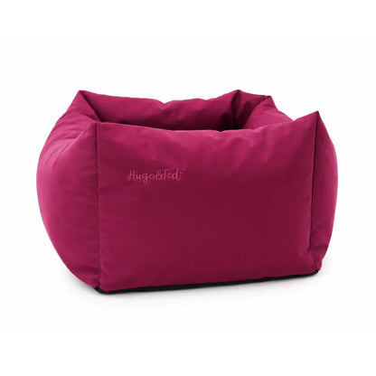 Waterproof Dog Car Seat Bed - 3 Sizes, Removable Covers, Machine Washable - Hugo and Ted