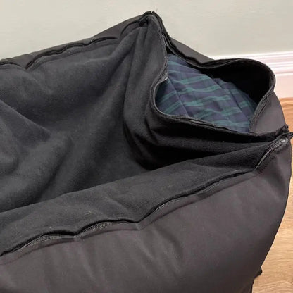 Waterproof Dog Car Seat Bed - 3 Sizes, Removable Covers, Machine Washable - Hugo and Ted
