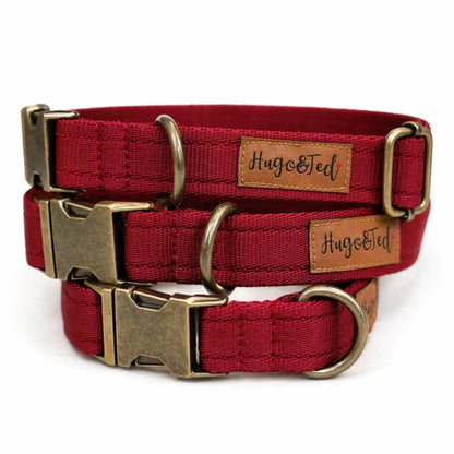 Waterproof Dog Collar - 4 Sizes, Machine Washable, Wipe Clean - Hugo and Ted