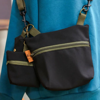 Waterproof Dog Walking Bag Set - Treat Bags, Poo Bag Holder - Hugo and Ted