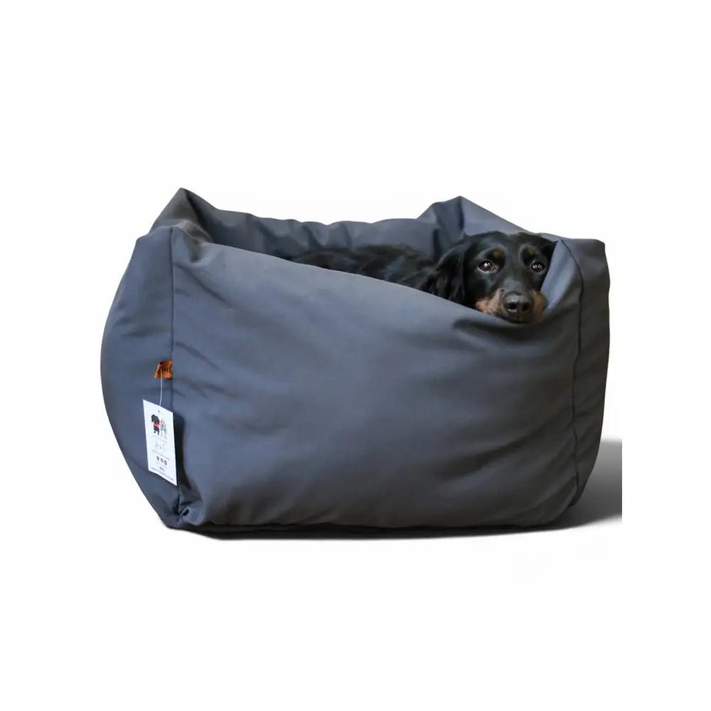 Waterproof Rainfleece Box Bed - Removable Covers, Machine Washable - Hugo and Ted