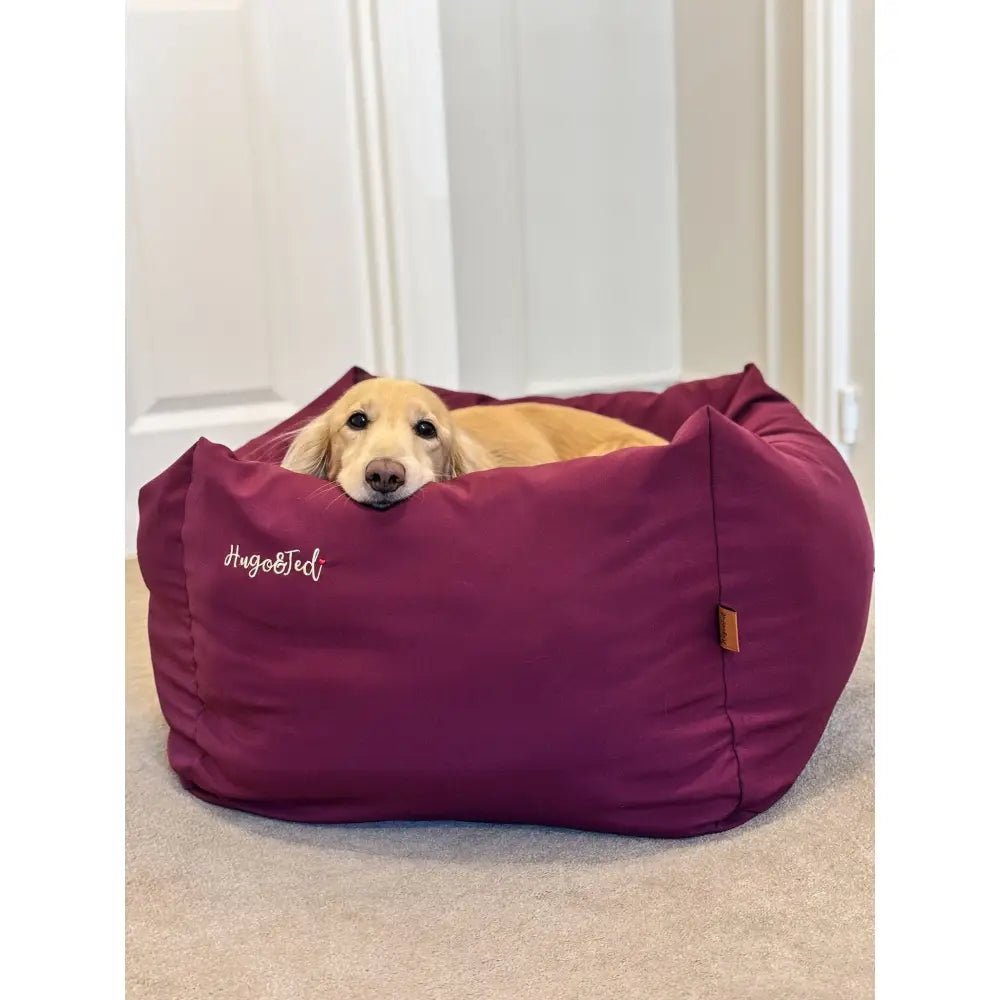 Waterproof Rainfleece Box Bed - Removable Covers, Machine Washable - Hugo and Ted