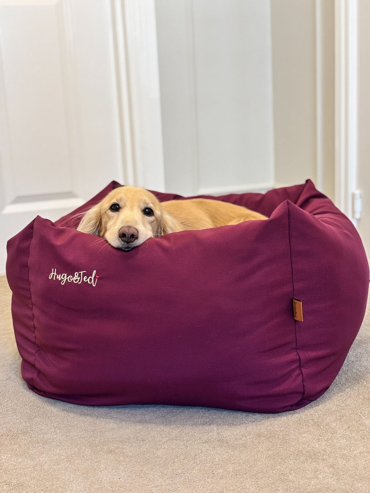 Waterproof Rainfleece Box Beds - Sustainable, Waterproof & Machine Washable with Removable Cover - Hugo and Ted