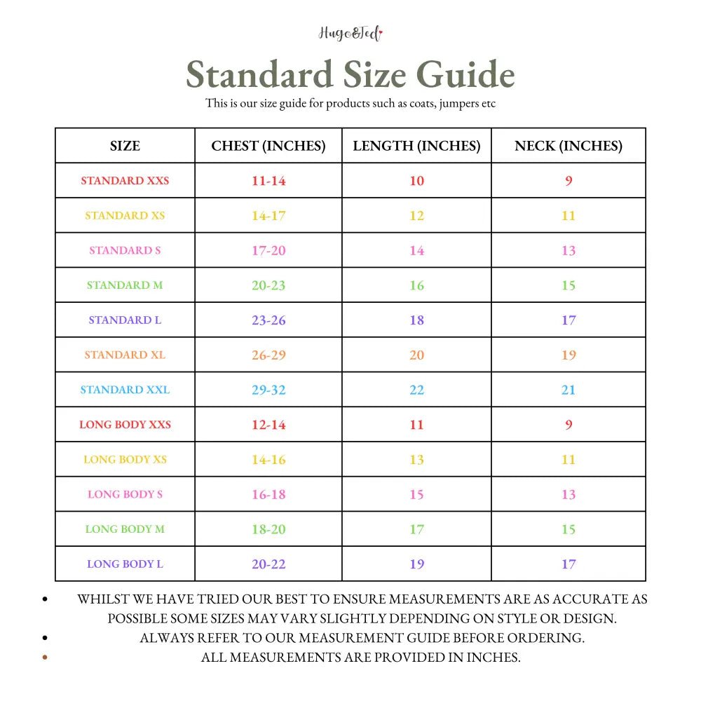 Waterproof Rainfleece Dog Coat - Ready to Ship - Hugo and Ted