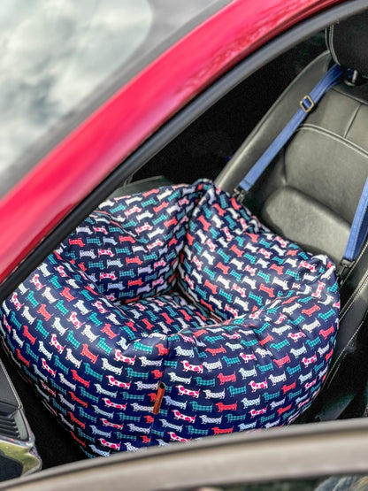 Waterproof Rainfleece Hugo and Ted Collection Car Beds - Hugo and Ted
